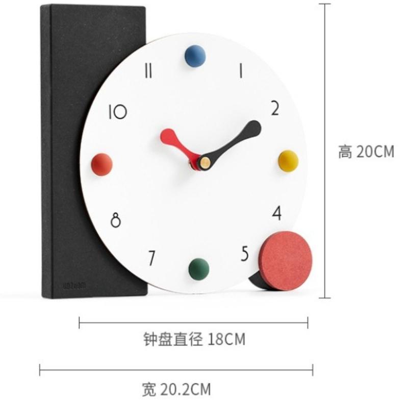 Moderne Nische Minimalistische Kreativität Schreibtischuhr Wohnzimmer Kunststil Tischuhr Zimmer Persönlichkeit Heimdekoration Horloge De Table