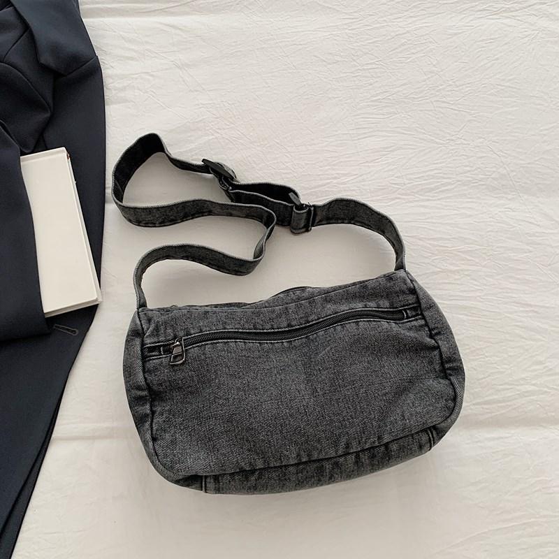 Denim Bag Women's Crossbody Bag Large Capacity Commuter Shoulder Bag
