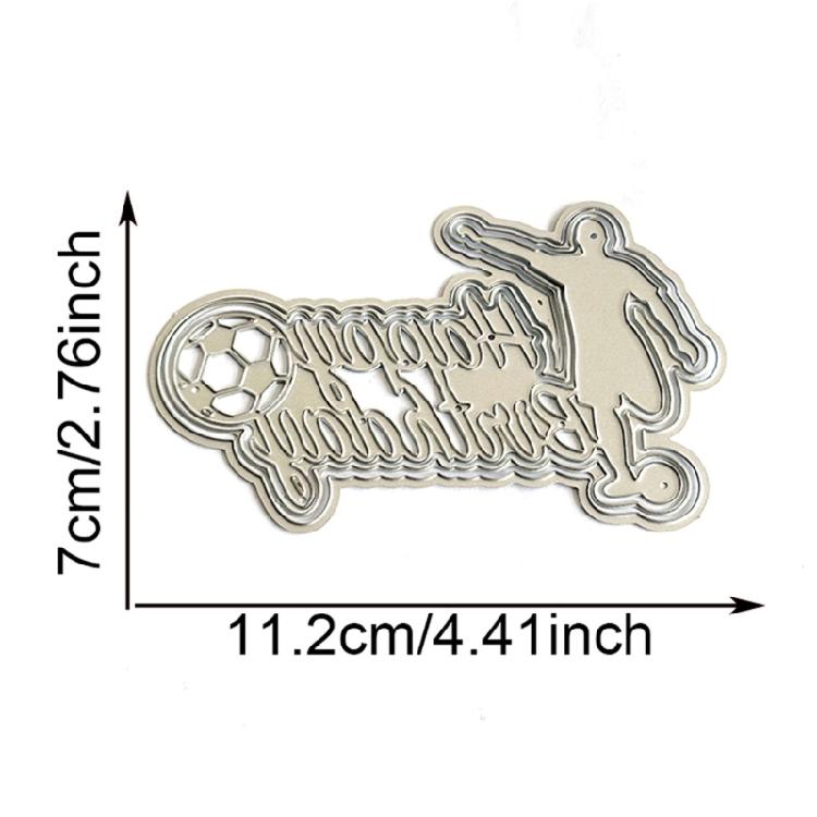 Metal Die Cuts Embossing Stencils Molds Happy Birthday Cutting Dies for Photo Card Scrapbooking Decorations