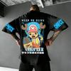 Unisex Chopper Graphic T Shirt Men Women 2026 Summer Cotton Short Sleeve Tee Cartoon Streetwear Loose Casual Top