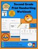 The Second Grade Print Handwriting Workbook with Traditional Horizontal Lines and Dotted Midline : Age-Appropriate Handwriting Practice For Kids Age 6-8 Book