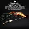 Shrimp Lure with Hooks Luminous Soft Fishing Lures Silicone Bait Tackle FlySand Fishing Tool