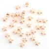 10pcs Copper Beads Charms Cross Heart Star Moon Beads Plated Crafts Color Retention Beads for Jewelry Making Diy Bracelet Necklace