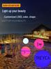Color-Changing LED Inflatable Beach Ball - Remote Controlled, Waterproof, Pool & Concert Prop