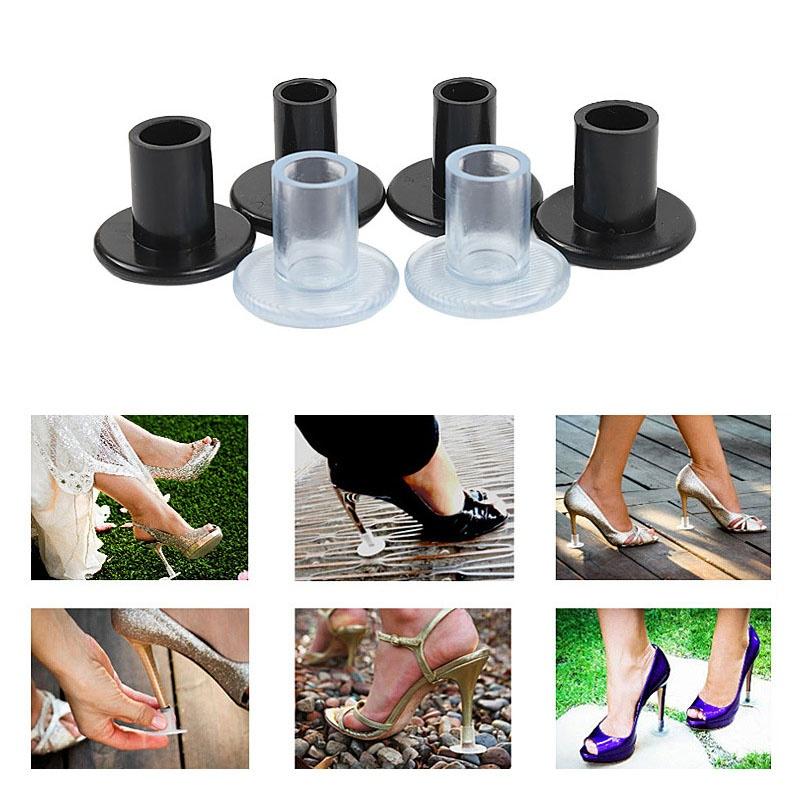 1 Pairs PVC High Heel Heel Protectors Cap Latin Protection Covers Heel