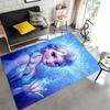 Frozen Anna and Elsa Pattern Rug - Non-slip Kitchen Mat, Outdoor Rug, Home and Bedroom Decor, Yoga Mat, Birthday Gift.