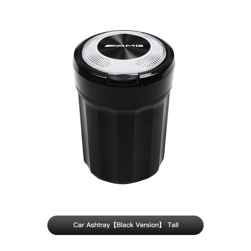 JVC4 Car Ashtray One Touch Open Portable Ashtray Cup Auto Interiors For Mercedes Benz AMG W203 W206 W220 W205 W211 W212 W201 W168 GLC