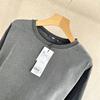 Japanese Single Spring New Arrival Heavy Weight Washed Cotton Long Sleeves T-shirt Pure Cotton round Neck Ladies Tops Loose
