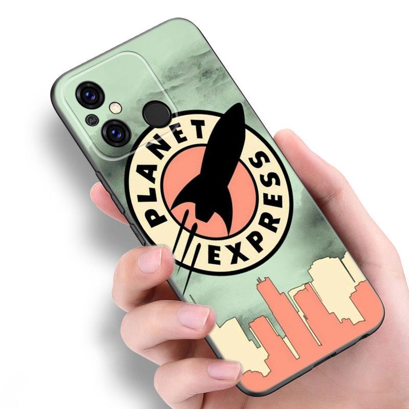 Cartoon F-Futuramas Black Case For Xiaomi Redmi 11 Prime 11A 12C 13C A1 A2 Plus A3 12 4G 10 13R 5G 9A 10A 9C 10C 9i 12R Note 9T