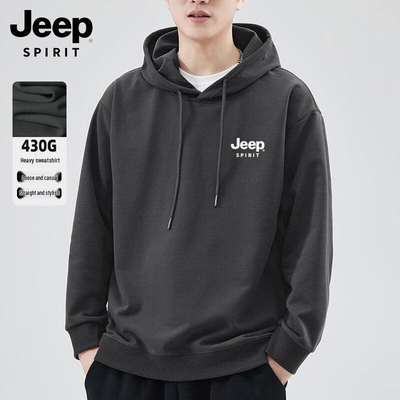 JEEP SPIRIT Men's Hooded Pullover Sweatshirt