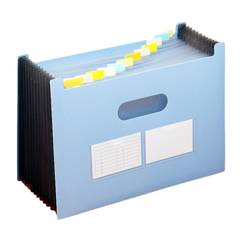 A 4 Multi-Layer Document Storage Bag Accordions File Folder Expanding File Organiser School Office Supplies