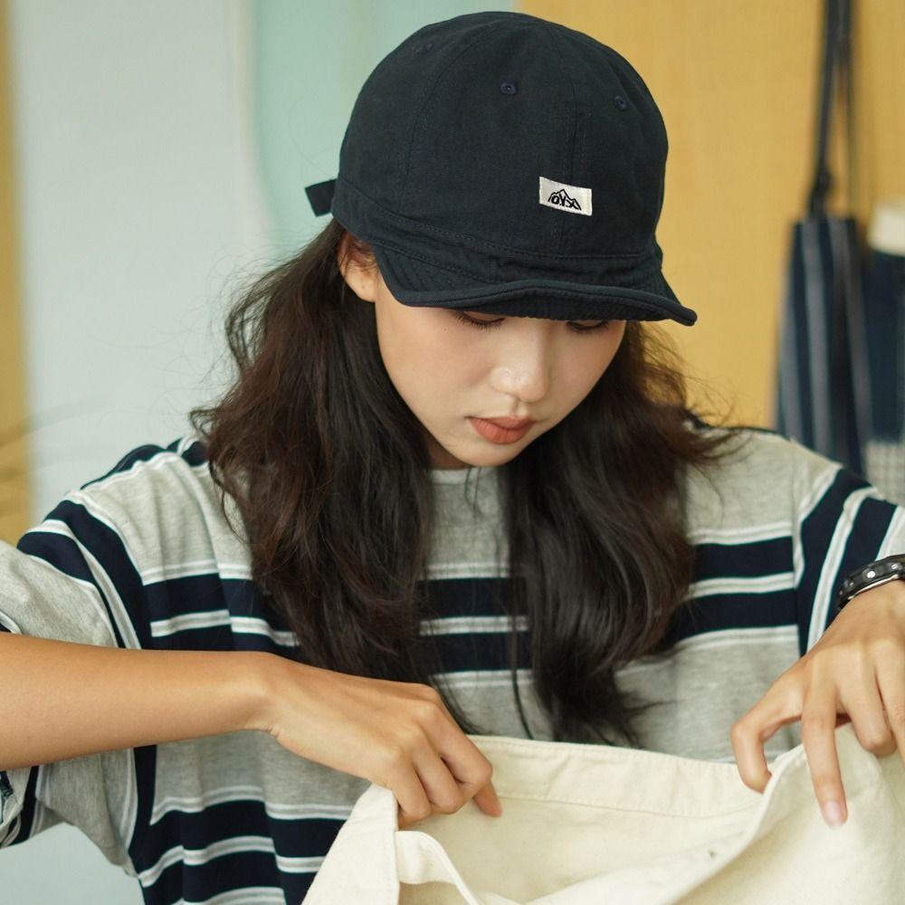 Cotton Casual Peaked Cap Quick-Drying Men Baseball Cap Fashion Short Brim Baseball Cap  Women