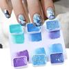 2.5g Nail Pigment Watercolor High Saturation Gradient Multi Colors Nail Art Glitter Solid Paint for Female