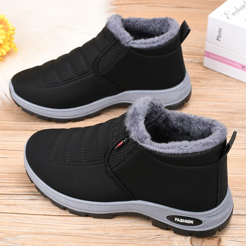 New cotton shoes couple men and women velvet warm short boots casual cotton boots snow boots women