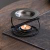 Portable Essential Oil Warmer Polygon Aromatherapy Burner Modern Candle Heating Holder  Bedroom Use