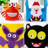 50/100pcs/bag Plastic Dolls Activity Eyes with Eyelashes DIY Kindergarten