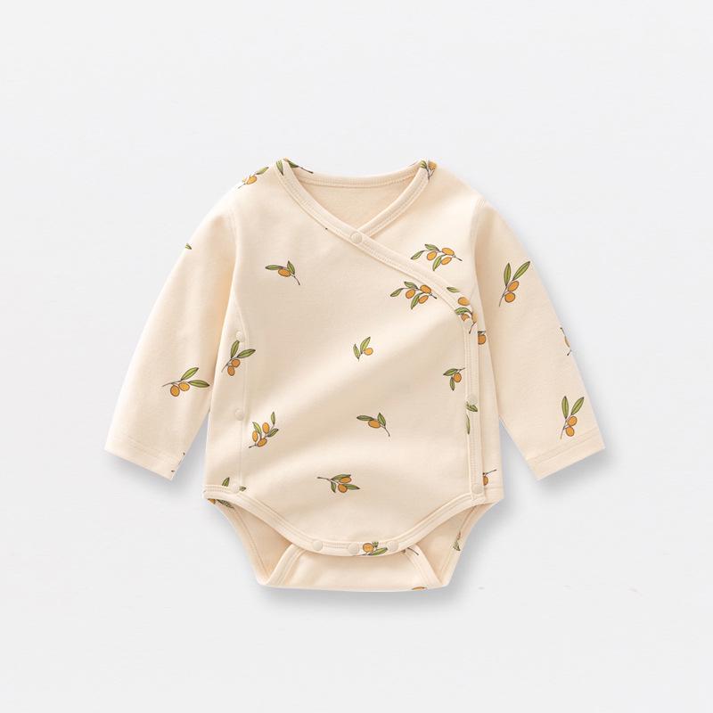 Ins Baby Fart Spring/Autumn Cotton Triangle Romper - Newborn Jumpsuit