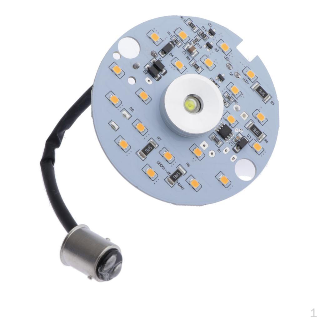 

2 янтарных двойных светодиода 1157 для дневных ходовых огней жёлтый