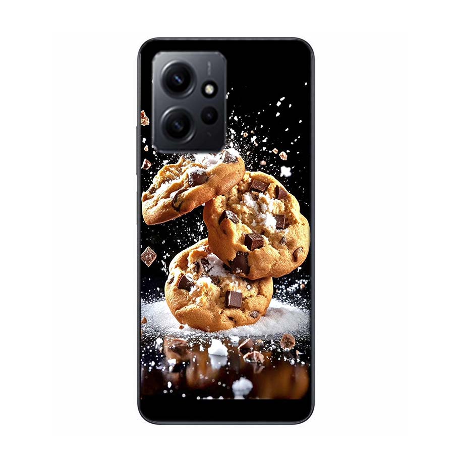 Food Fries Beer Cheese Sushi Cookie Phone Case For Redmi 12 13C 12C 15C 9 10 10C Note 13 Pro Plus 14 15 Pro 9T 9C 9A TPU Soft Co