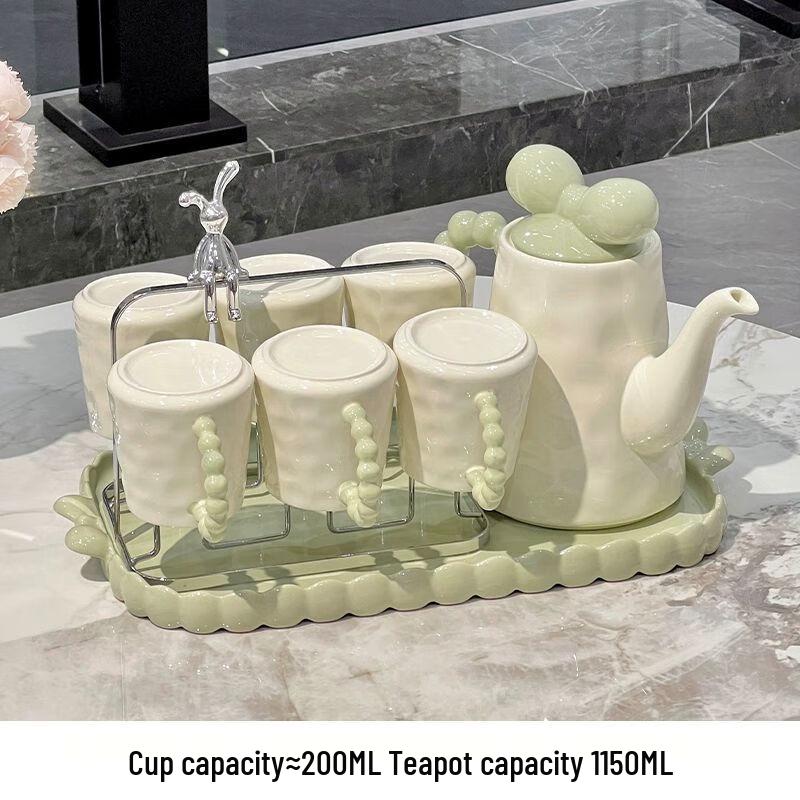 Elegant Ceramic Drinking Cup and Tea Set