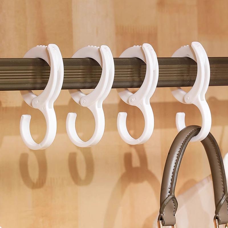 

S-образный несущий крючок для кухни, гардероба и ванной комнаты 7 Slots Adjustable, Large, 2 Pack