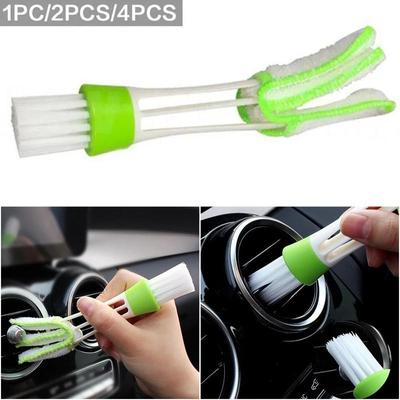 Spazzola per la pulizia dell'auto in microfibra per autolavaggio per il pulitore dell'aria condizionata, strumenti per la pulizia del computer, tende, spolverino, dettagli per la cura dell'auto(1/2/4 pezzi)