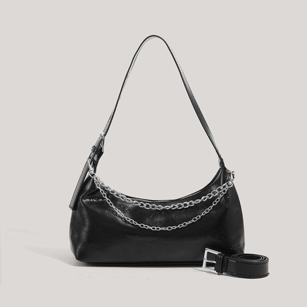 Women's bag 2025 new fashion portable underarm bag niche design baguette bag texture versatile shoulder messenger bag