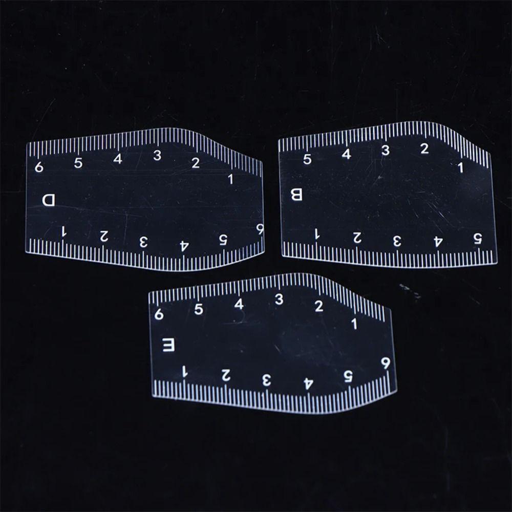 5Pcs Reusable Brow Shaping Stencil Flexible Rulers Eye Makeup Tools  Makeup Professionals