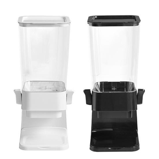 5.5L Getreidespender Großes Fassungsvermögen Transparent Küchenarbeitsplatte Getreidelagerglas Reisbehälter Haushaltswaren