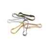 100Pcs/Lot Metal Snap Lanyard Clip Hook Gourd Buckle Connector for DIY Keychain Camping Hanging Buckle Jewelry Making Supplies