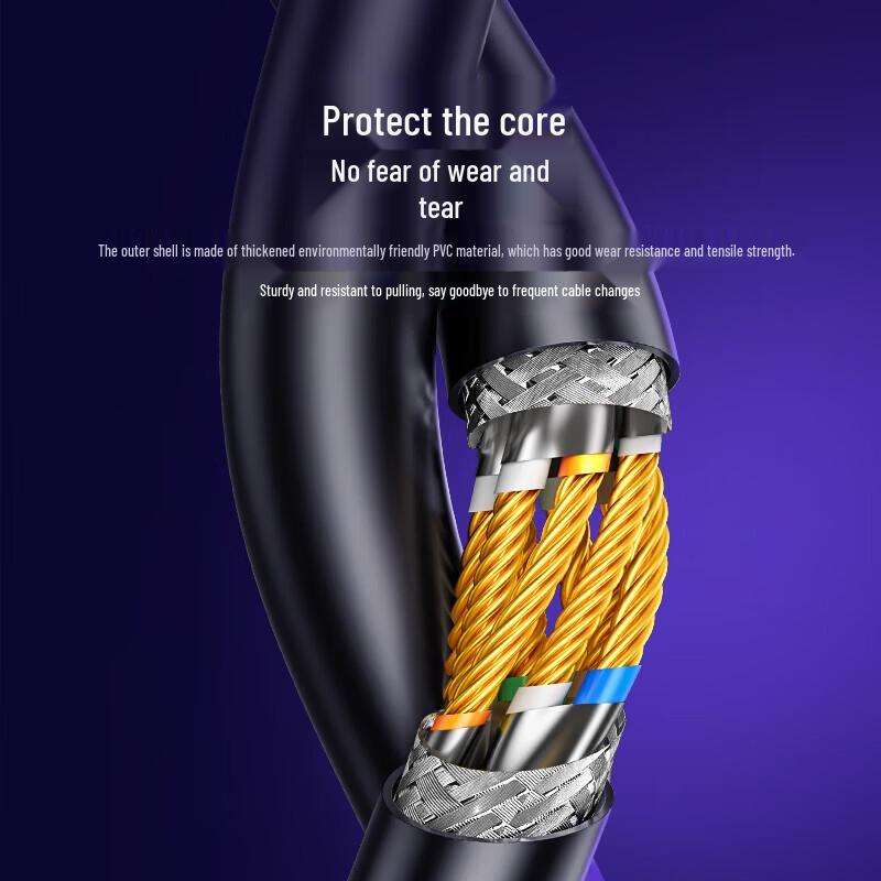 SAMZHE CAT8 Shielded Ethernet Cable