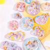 Mr. Paper 6-Style Cartoon 3D Shaker Stickers - Liquid-Filled Decals, Cute Journal Decor, Kindergarten Reward Stickers DIY Cups