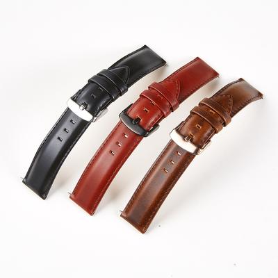 Echtes Lederarmband für Damen und Herren, Uhrenarmband für Huawei Watch/Samsung Galaxy Watch