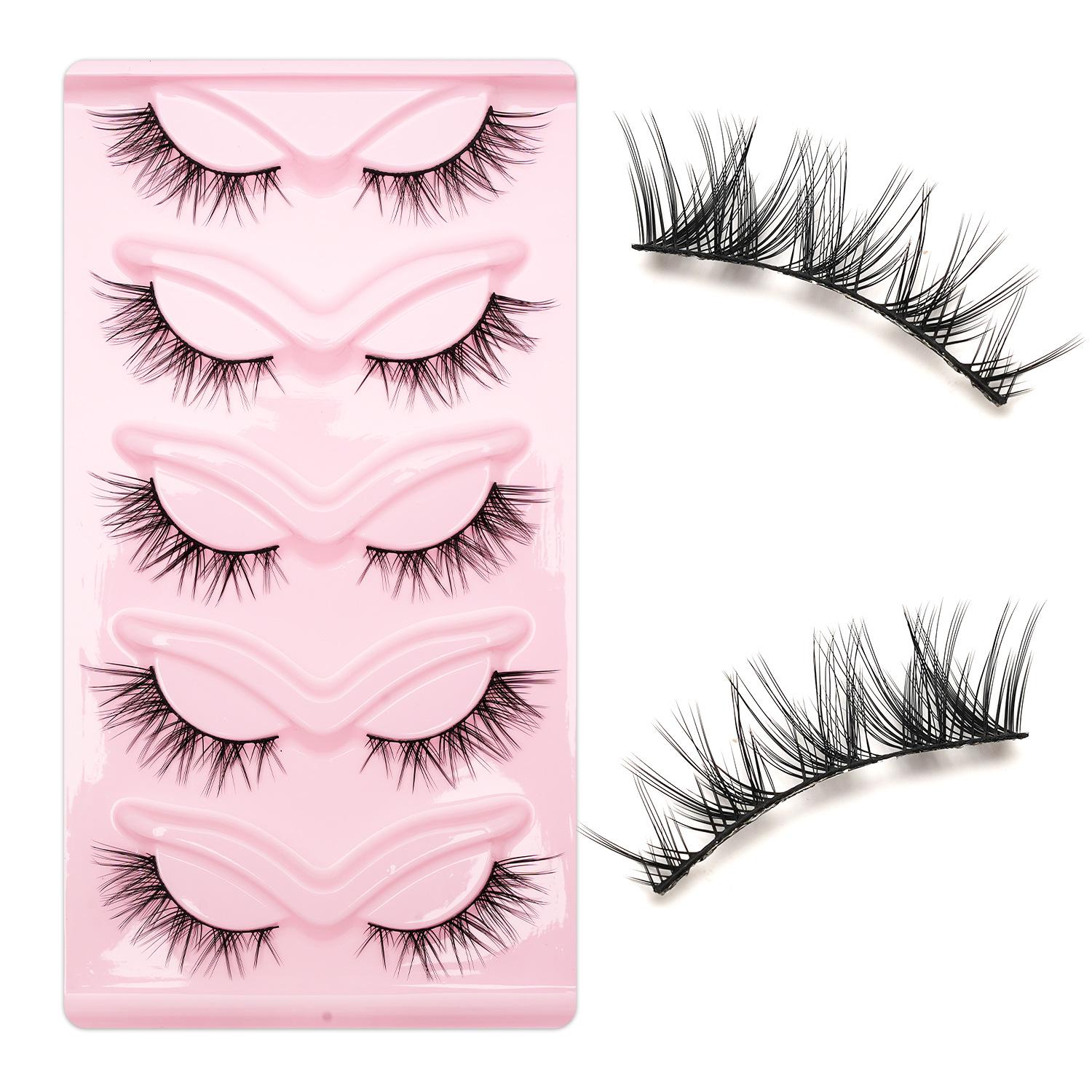 

Кошачий глаз Лисий глаз Накладные ресницы: Густой, Натуральный Косой Стиль с Черным Стеблем