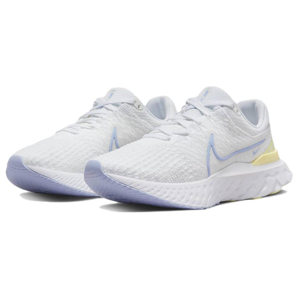 New Nike React Infinity Run Flyknit 3 White Violet Citron Tint Women's DD3024-100