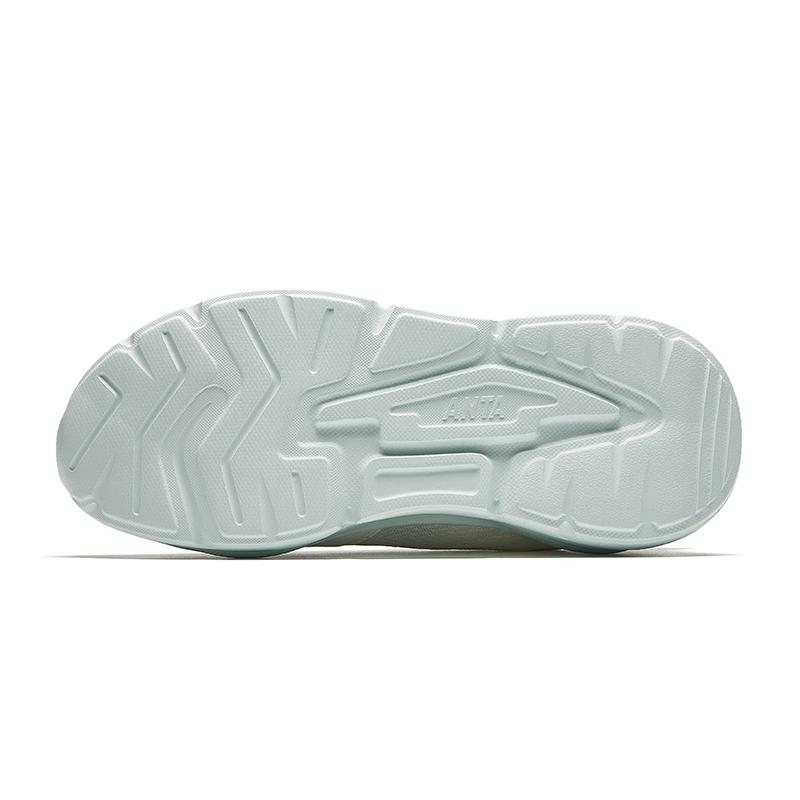 Anta Unruly Series Cushioning Abrasion Resistant Casual Shoes Women's White Silver Green 922628833-3