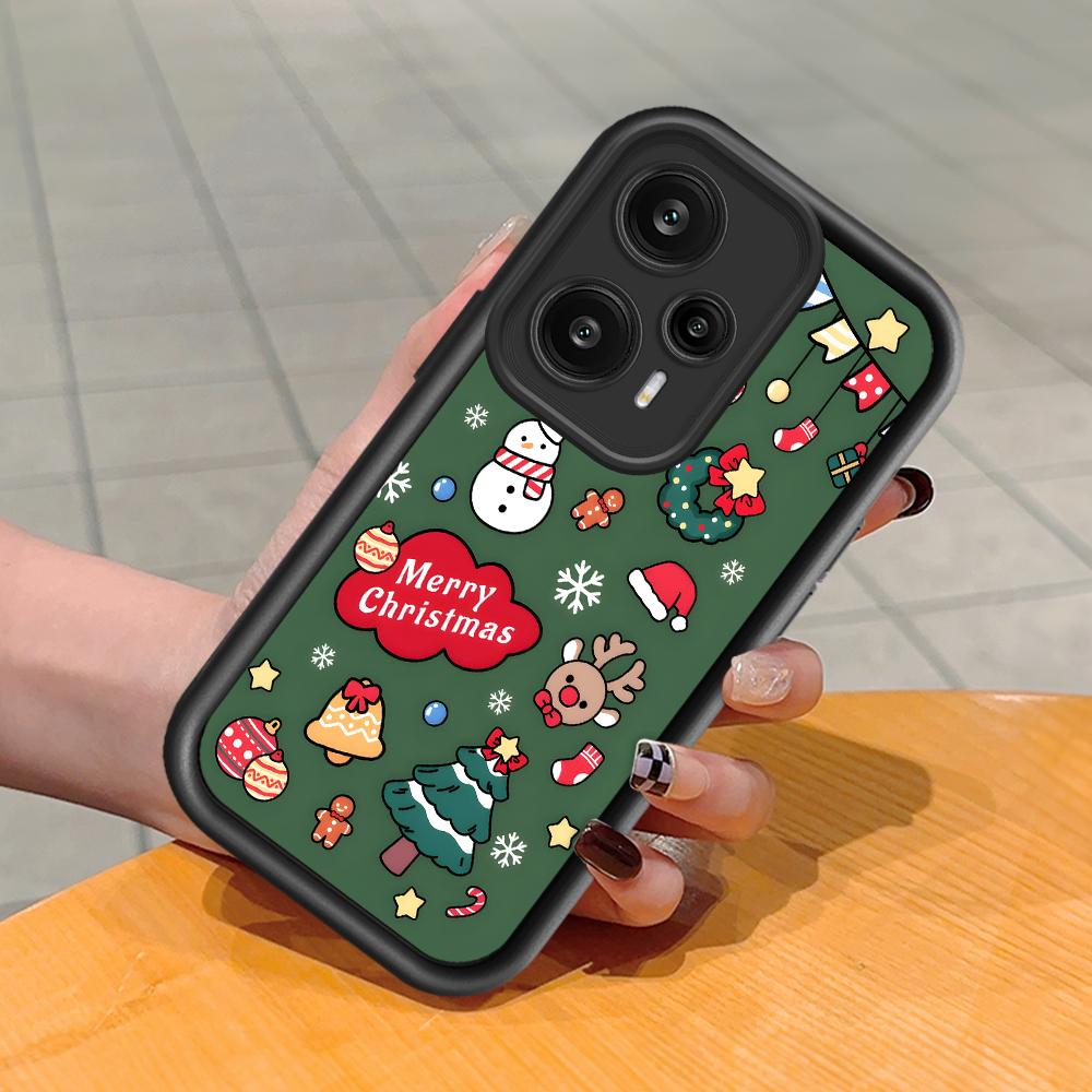 Soft Silicone Square Ladder Printing Pattern Phone Casing Full Cover Camera Shockproof Protection Rubber Case for Xiaomi Redmi