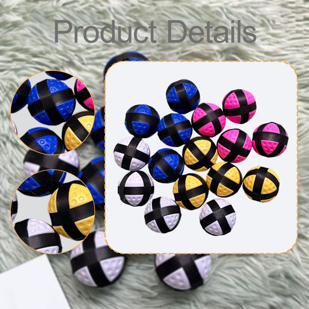 Golf Sticky Balls Game Accessories Indoor Outdoor Throwing Training Ball Lightweight Replacement