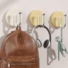 Plastic Key Hanger Self Adhesive Sticky Hook Creative Wall Hanging Hook  Bathroom