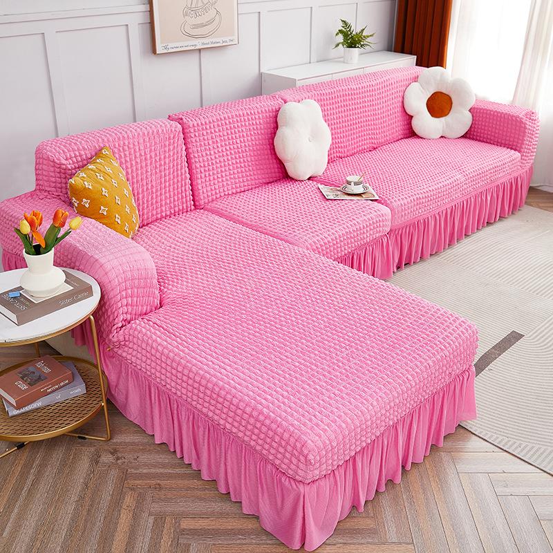 Эластичный чехол для дивана, чехол для гостиной Concubine, комбинированный чехол для дивана, все включено, нескользящий, четыре сезона, универсальный 145-185cm