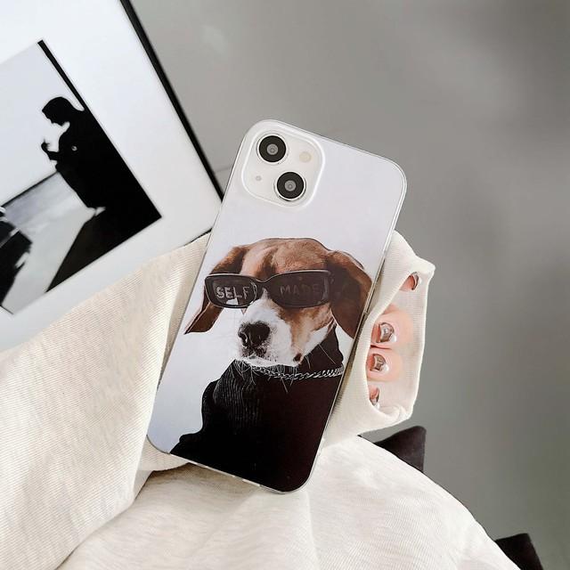 Cool Dog Relif 3d Cartoon Ins Phone Case For Iphone 14 Pro Max 7 8 Plus 12 Mini 13 11 Promax Xsmax Xr X Silicone Soft Cover Capa