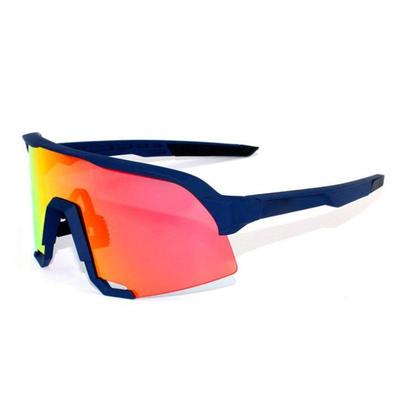 New Outdoor Fashion Riding Windproof Glasses With Large Frame Integrated Uv Protection Sports Sunglasses