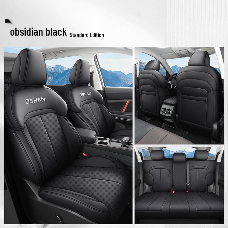 Oshan X7PLUS Leather Car Seat Cushion: All-Season, Sports Style, for Seven-Seaters