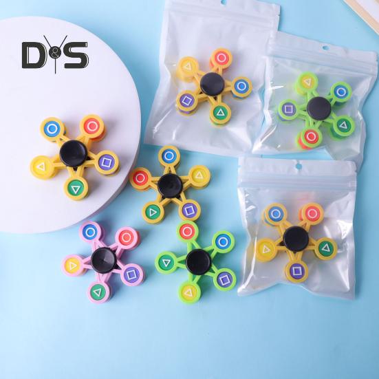 Catching Stone Fidget Spinner Leke DIY Spinnende Leke med Avtakbare Jacks Stone Barn Tenåringer Voksne Stress Angst Lindring Sensorisk Fingertupp Gyroskop