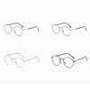 Korean Anti Radiation Eyeglasses Classical Metal Eyewear Round Fashion Retro Eyeglass for Men and Women Eyeglass Protection