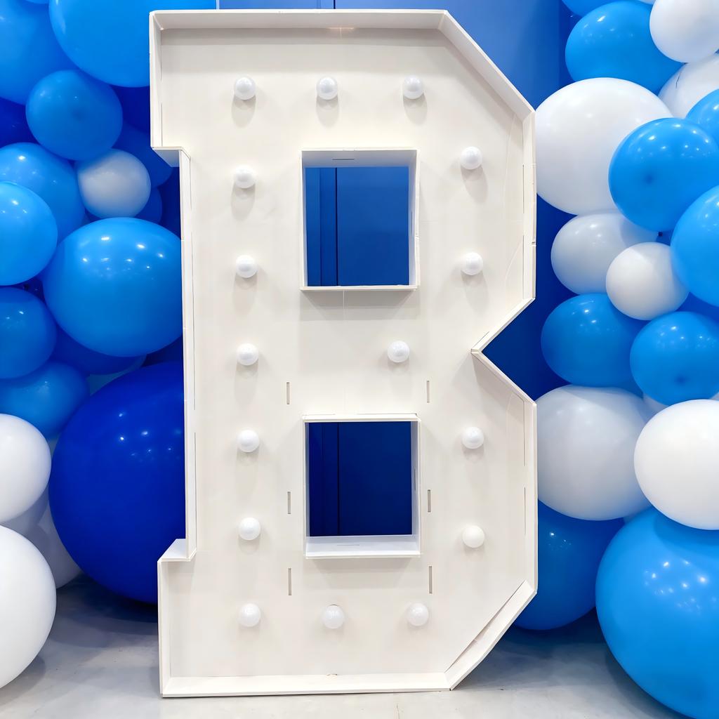 With Warm Lights 1Pc 120cm DIY LED Letter Light 3D KT Board Party Decoration Suitable for Birthday Party,Anniversary DIY Gifts