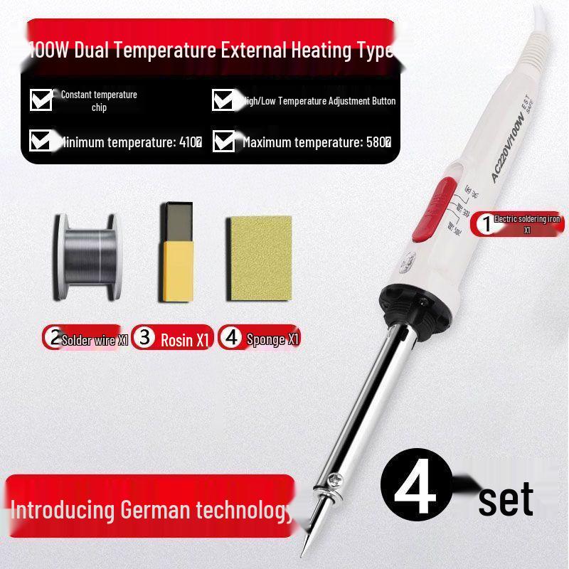 Industrial Grade Dual Temperature Electric Soldering Iron Pen for Household and Repair Welding