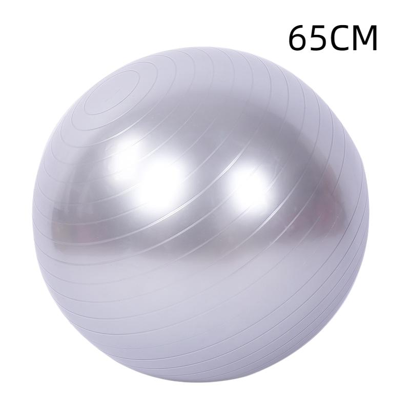 

Мяч для йоги и пилатеса, тренажерный зал для фитнеса, чехол для воздушного шара для тренировок, мягкие большие упражнения, 45 см, 55 см, 65 см, 75 см, 85 см, 95 см Grey 65CM