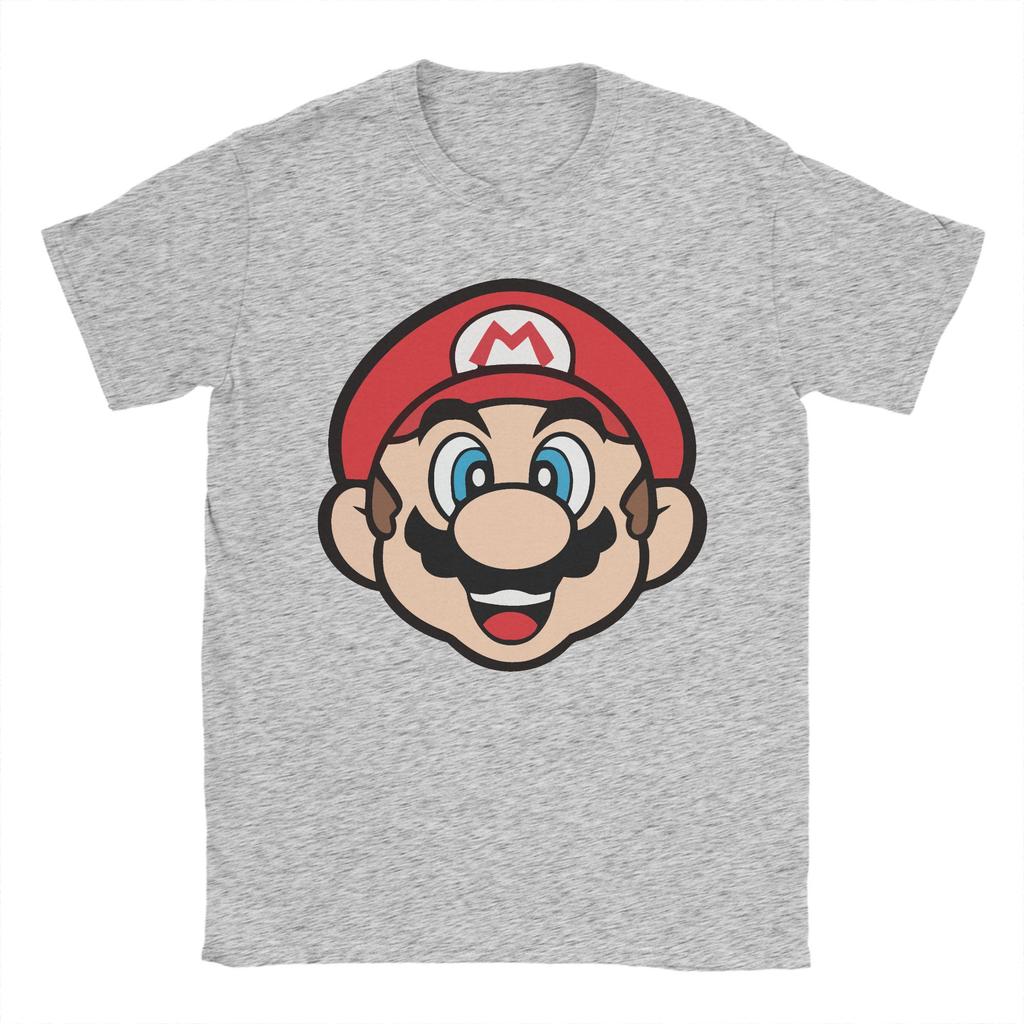 Heren Dames Cartoon Super Marios T-shirt Katoenen Kleding Vintage Korte Mouw Ronde Hals T-shirt Volwassen T-shirt