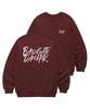 Baligeiteu Graffiti Sweatshirt (Bls036) Burgundy (B Type)